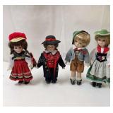 Set of collectible dolls.