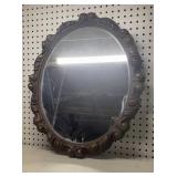 Framed Oval Mirror 19.5x23