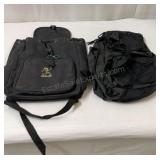 2 small travel bags.