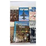 Different genre books. Mexico, Australia,