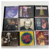 Assortment of CDs different artists.