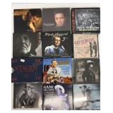 Assortment of different artists CDs.