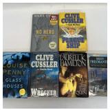 Assorted books. Clive Cussler- Plague ship,