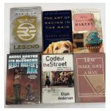 Assortment of different books.