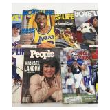 Assortment of magazines. Different topics.