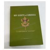 Boy Scouts of America book with protective cover.