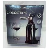 Professional tabletop corkscrew. (Bottle and