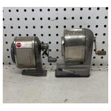 2 traditional pencil sharpeners