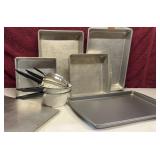 Group of pans & pots
