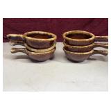 Hull Pottery Brown Drip individual handled
