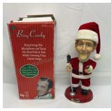 2001 Bing Crosby Singing santa 19in tall