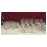 Arcoroc Canterbury Crocus clear glass mugs, &