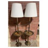 Matching Table Floor Lamps 58.5 inches tall