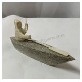 traditional Inuit carving, commonly crafted from