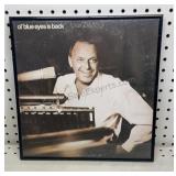 Framed Frank Sinatra Album Cover