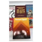 Various health, fitness, and ancient Egypt and