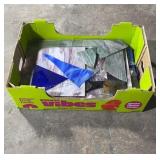 Box of Stained Glass Pieces