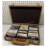 Cassette tapes W/ Nice Wood Case