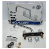 Two handle Glacier Bay kitchen faucet with extra