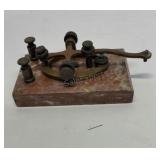 Antique Telegraph key M.E.S corporation New York