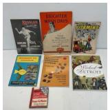 7 books 5 vintage and 2 recent books