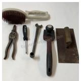 Assorted hand tools.
