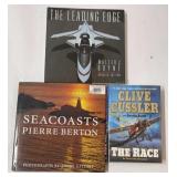 Assorted books.