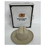 Stetson cowboy hat size 7 1/4 tan color