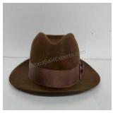 Dark brown western hat 7 1/4 Donna fifth avenue