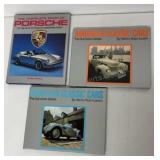 3 hard cover  auto books Porsche, American