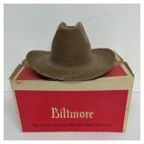 Biltmore western dark tan hat size 7 1/8