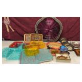 decorative plates and trays in a variety of