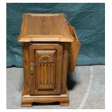 Side Table W/Magazine rack 18x24.5x22inches tall