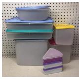 Group of. Arious Tupperware Containers