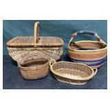 Group of Unique Baskets