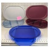 Acrylic Tupperware Serving Trays