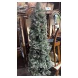 Skinny 76 inch Glitter Tree