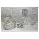 Group of Pressed Glass Table Ware