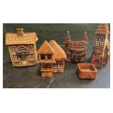 Lithuania Christmas Village Terracotta