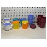 Tupperware Cups, Mugs, Sugar & Creamer