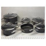 Set of Calphalon Pots & Sauce Pan