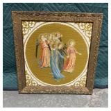 Cross stitch Framed 17x18