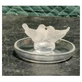 Lalique Glass ring holder