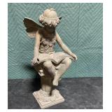 Angel Sculpture Faux concrete