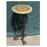 Rod iron & faux mosaic