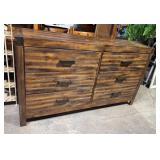 Warner Dresser Chestnut W/Mirror 16x62x36 & 40x44