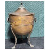 Regency-style copper coal bucket,