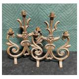 Cast iron Candle Holders 15 inches tall