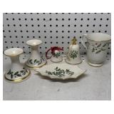 Lenox Bells, Candle Holders, Mug & Dish