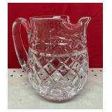 Crystal Pitcher 6.25 inches tall